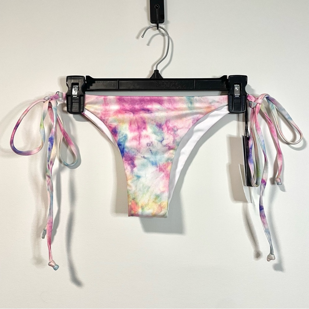 NEW Noize Tie Dye Side Tie Bikini Bottom (size L)